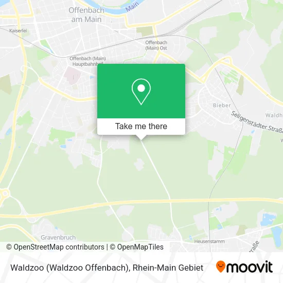 Карта Waldzoo (Waldzoo Offenbach)