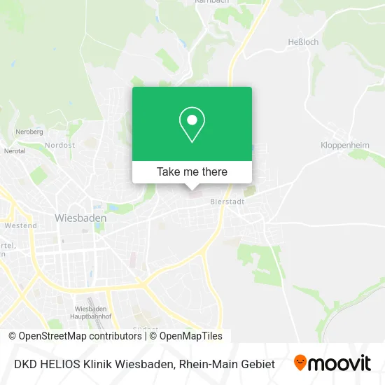 Карта DKD HELIOS Klinik Wiesbaden
