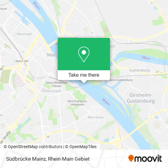 Карта Südbrücke Mainz