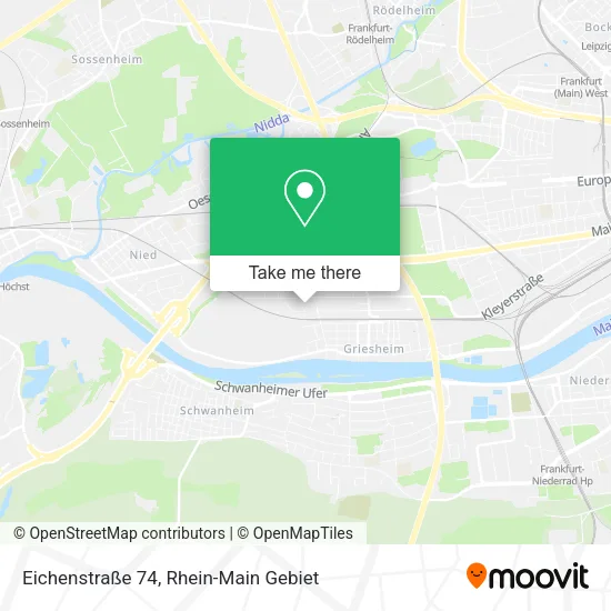 Карта Eichenstraße 74