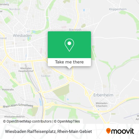 Wiesbaden Raiffeisenplatz map