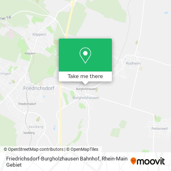 Friedrichsdorf-Burgholzhausen Bahnhof map