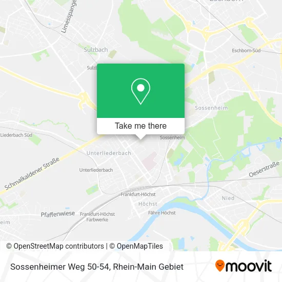 Карта Sossenheimer Weg 50-54