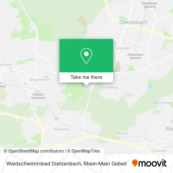 Карта Waldschwimmbad Dietzenbach