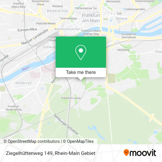 Карта Ziegelhüttenweg 149