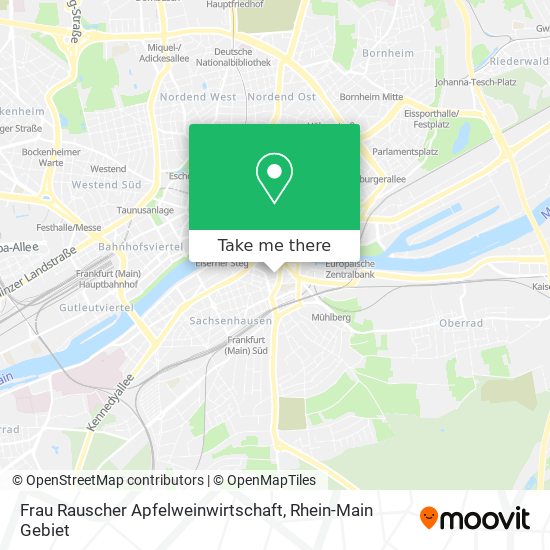 Frau Rauscher Apfelweinwirtschaft map