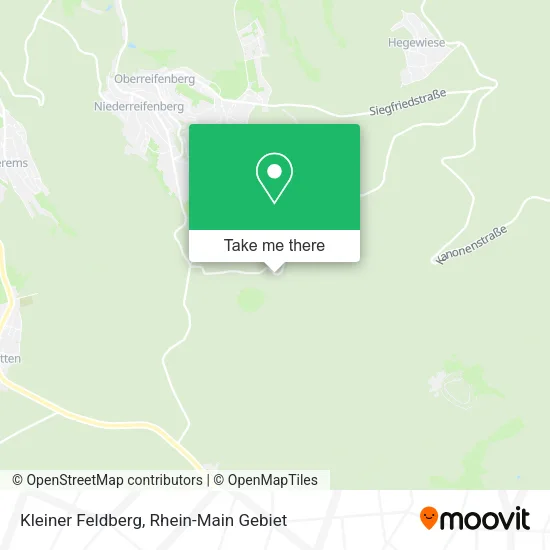 Карта Kleiner Feldberg