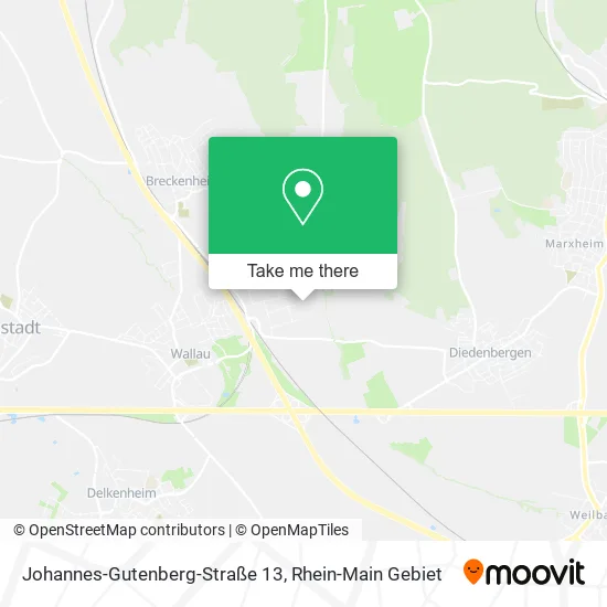 Карта Johannes-Gutenberg-Straße 13