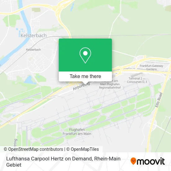 Карта Lufthansa Carpool Hertz on Demand