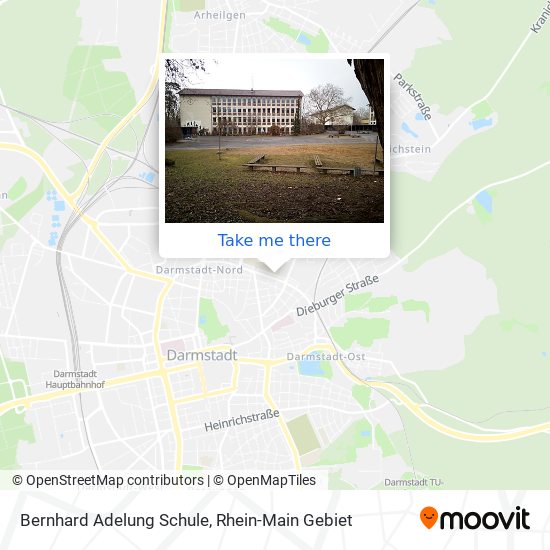 Bernhard Adelung Schule map