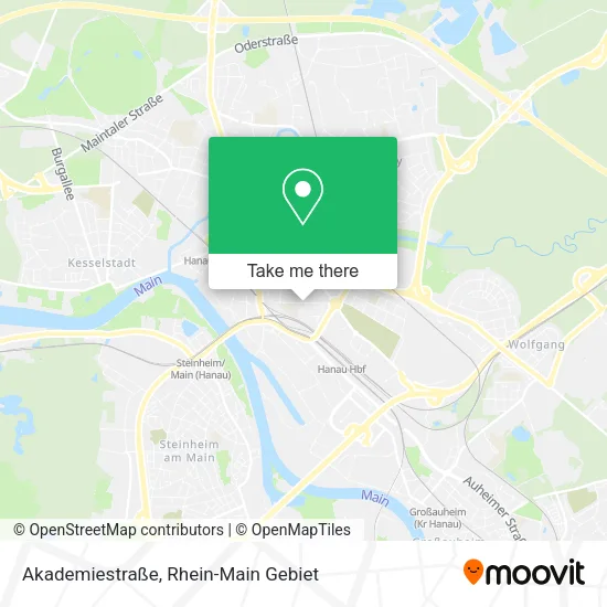 Карта Akademiestraße