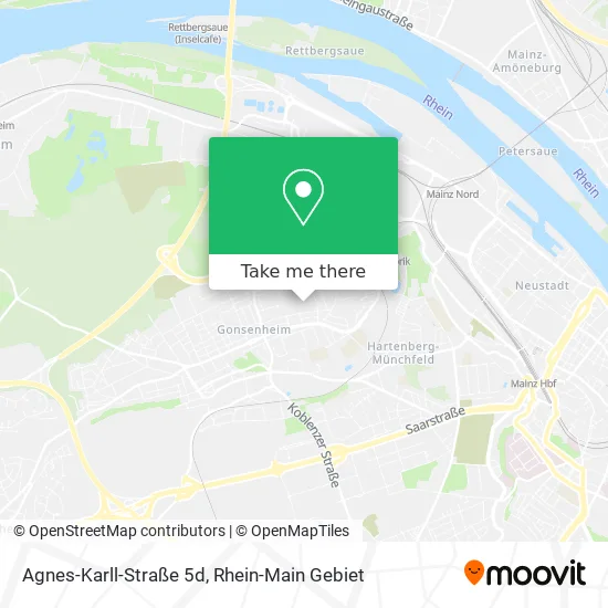 Карта Agnes-Karll-Straße 5d