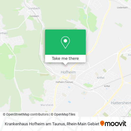 Krankenhaus Hofheim am Taunus map