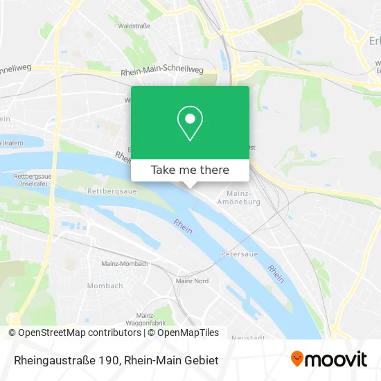 Карта Rheingaustraße 190