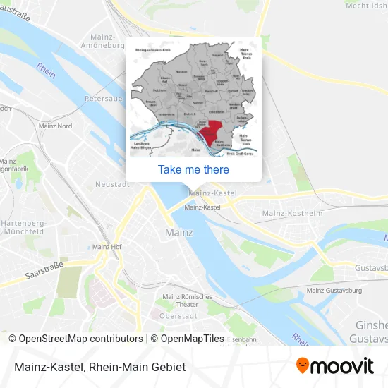 Карта Mainz-Kastel