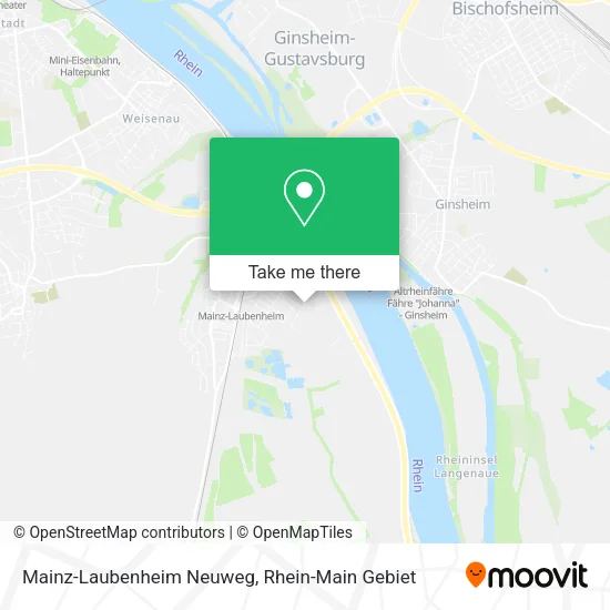 Карта Mainz-Laubenheim Neuweg