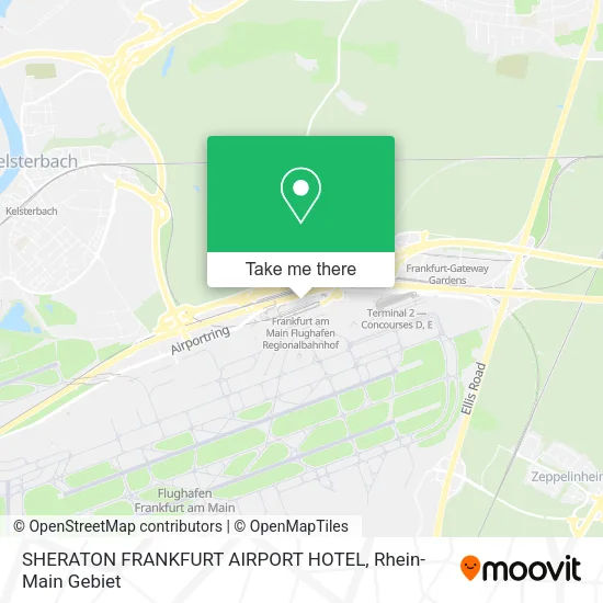 Карта SHERATON FRANKFURT AIRPORT HOTEL