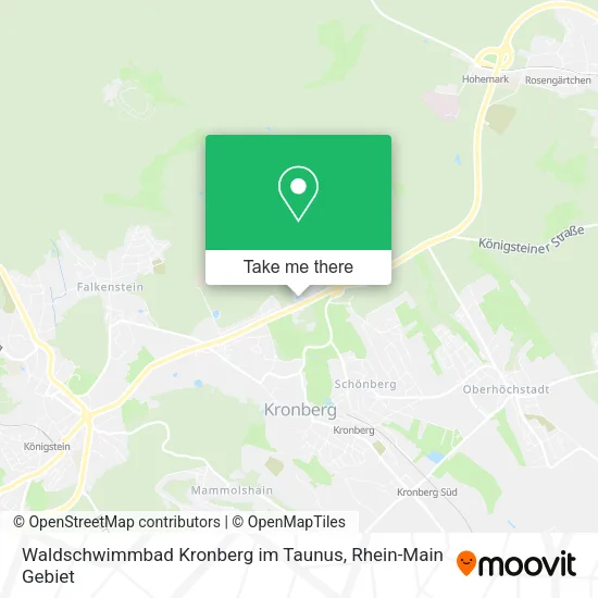 Карта Waldschwimmbad Kronberg im Taunus