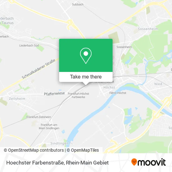 Карта Hoechster Farbenstraße