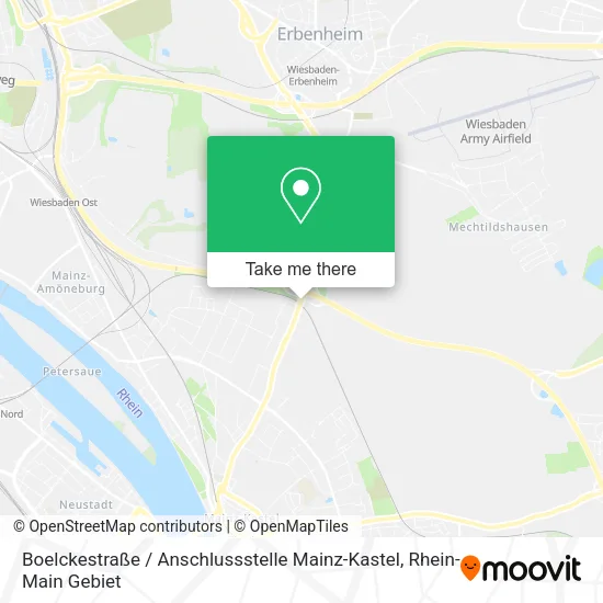 Карта Boelckestraße / Anschlussstelle Mainz-Kastel