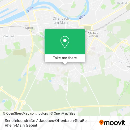Карта Senefelderstraße / Jacques-Offenbach-Straße