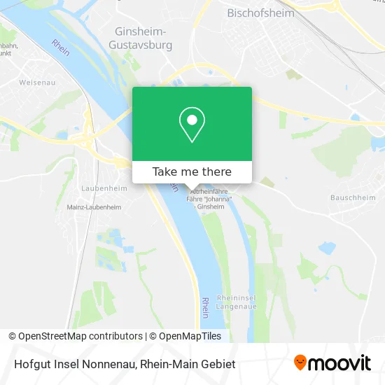 Карта Hofgut Insel Nonnenau