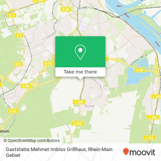 Карта Gaststatte Mehmet Imbiss Grillhaus, Friedrich-Koenig-Straße 27 Hechtsheim, 55129 Mainz