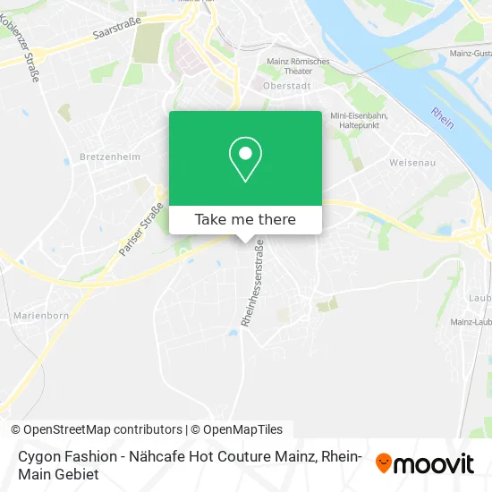 Карта Cygon Fashion - Nähcafe Hot Couture Mainz