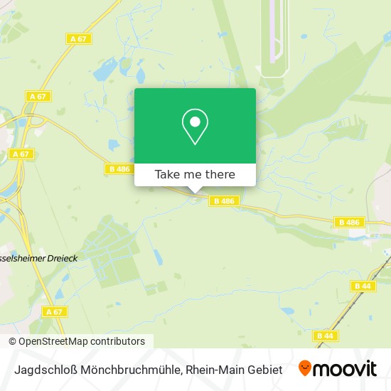 Карта Jagdschloß Mönchbruchmühle