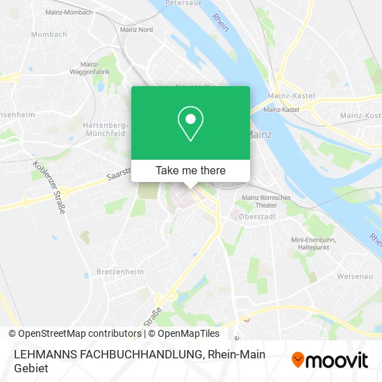 Карта LEHMANNS FACHBUCHHANDLUNG