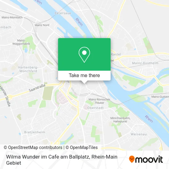 Карта Wilma Wunder im Cafe am Ballplatz