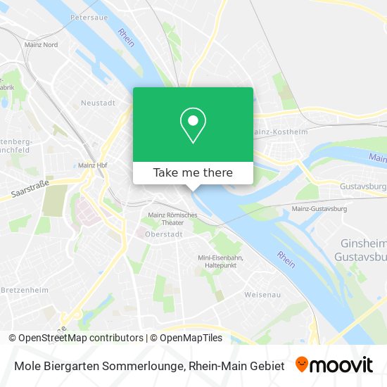 Mole Biergarten Sommerlounge map