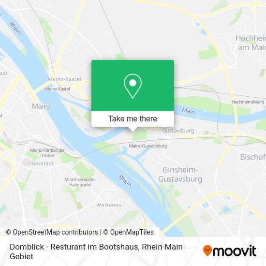 Карта Domblick - Resturant im Bootshaus
