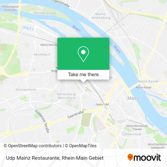 Карта Udp Mainz Restaurante