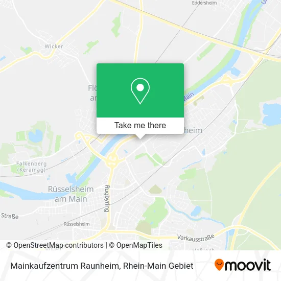 Карта Mainkaufzentrum Raunheim