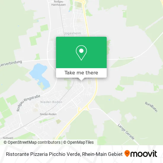 Карта Ristorante Pizzeria Picchio Verde