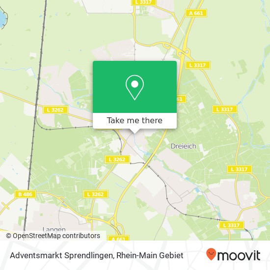 Adventsmarkt Sprendlingen, Lindenplatz Sprendlingen, 63303 Dreieich map