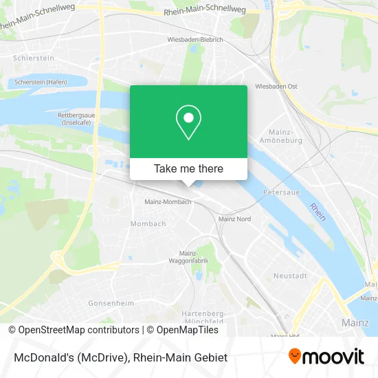 Карта McDonald's (McDrive)