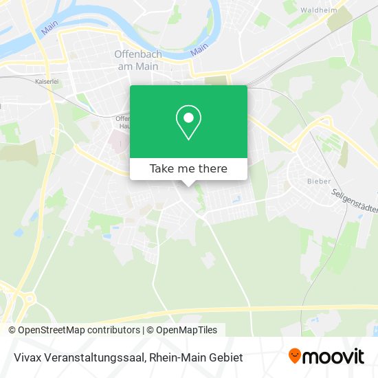 Карта Vivax Veranstaltungssaal