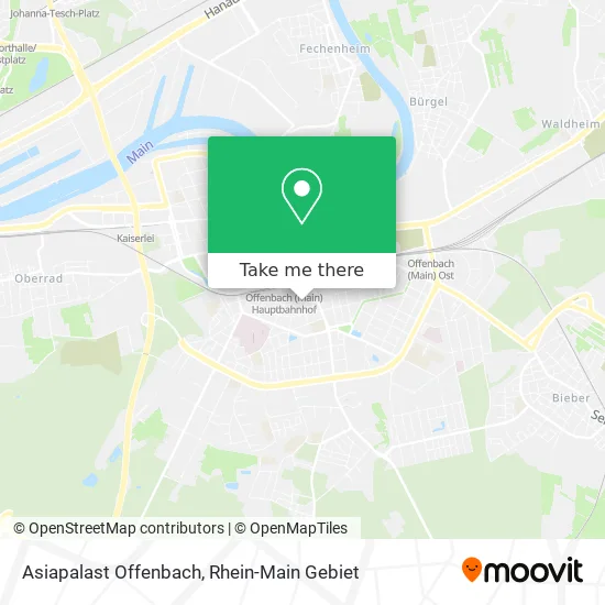 Карта Asiapalast Offenbach