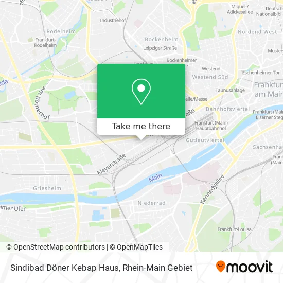 Карта Sindibad Döner Kebap Haus