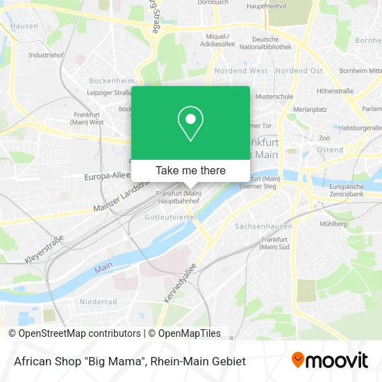 Карта African Shop "Big Mama"