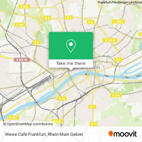 Wewe Café Frankfurt map