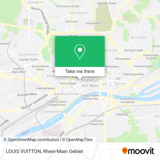 Карта LOUIS VUITTON