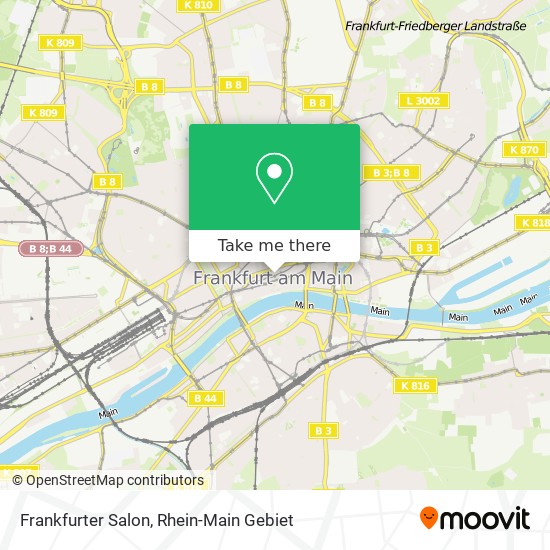 Frankfurter Salon map