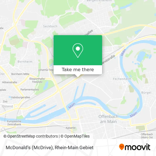Карта McDonald's (McDrive)