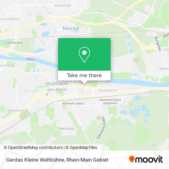 Gerdas Kleine Weltbühne map