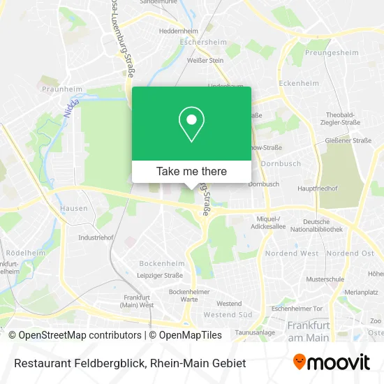 Карта Restaurant Feldbergblick