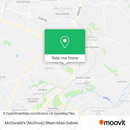 McDonald's (McDrive) map