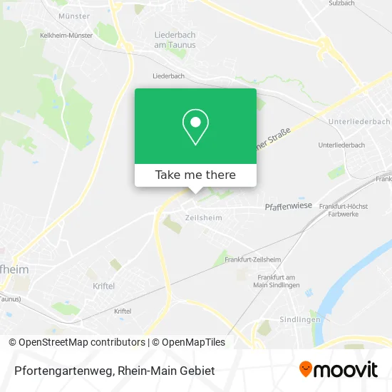 Карта Pfortengartenweg